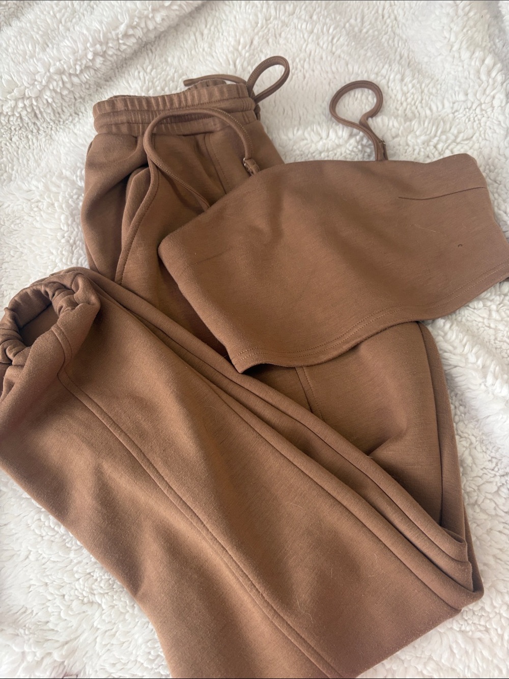 Fashion Nova Brown Women's Jogger Sweatpants - Cozy Loungewear